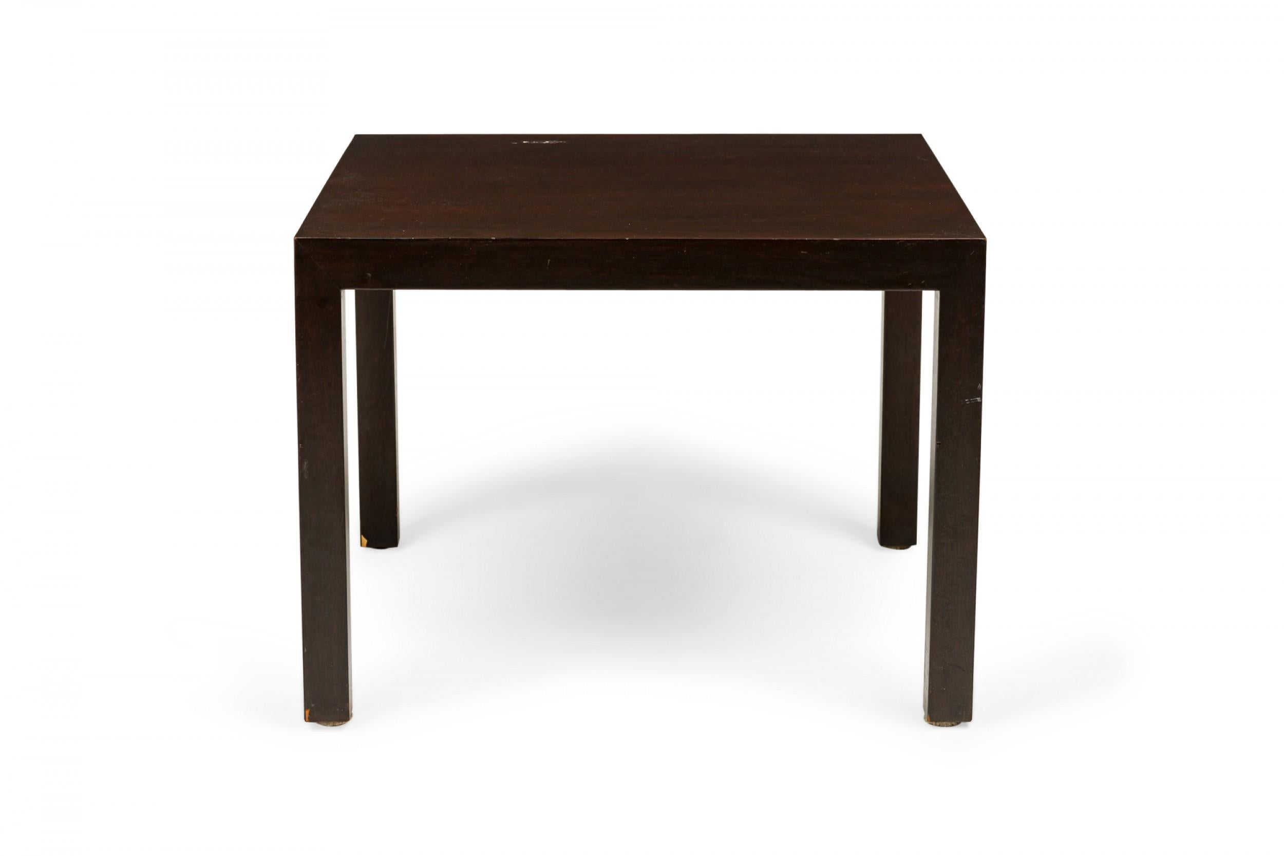Paul McCobb for Dunbar Parsons-Style Dark Finished Wooden End / Side Table In Good Condition For Sale In New York, NY