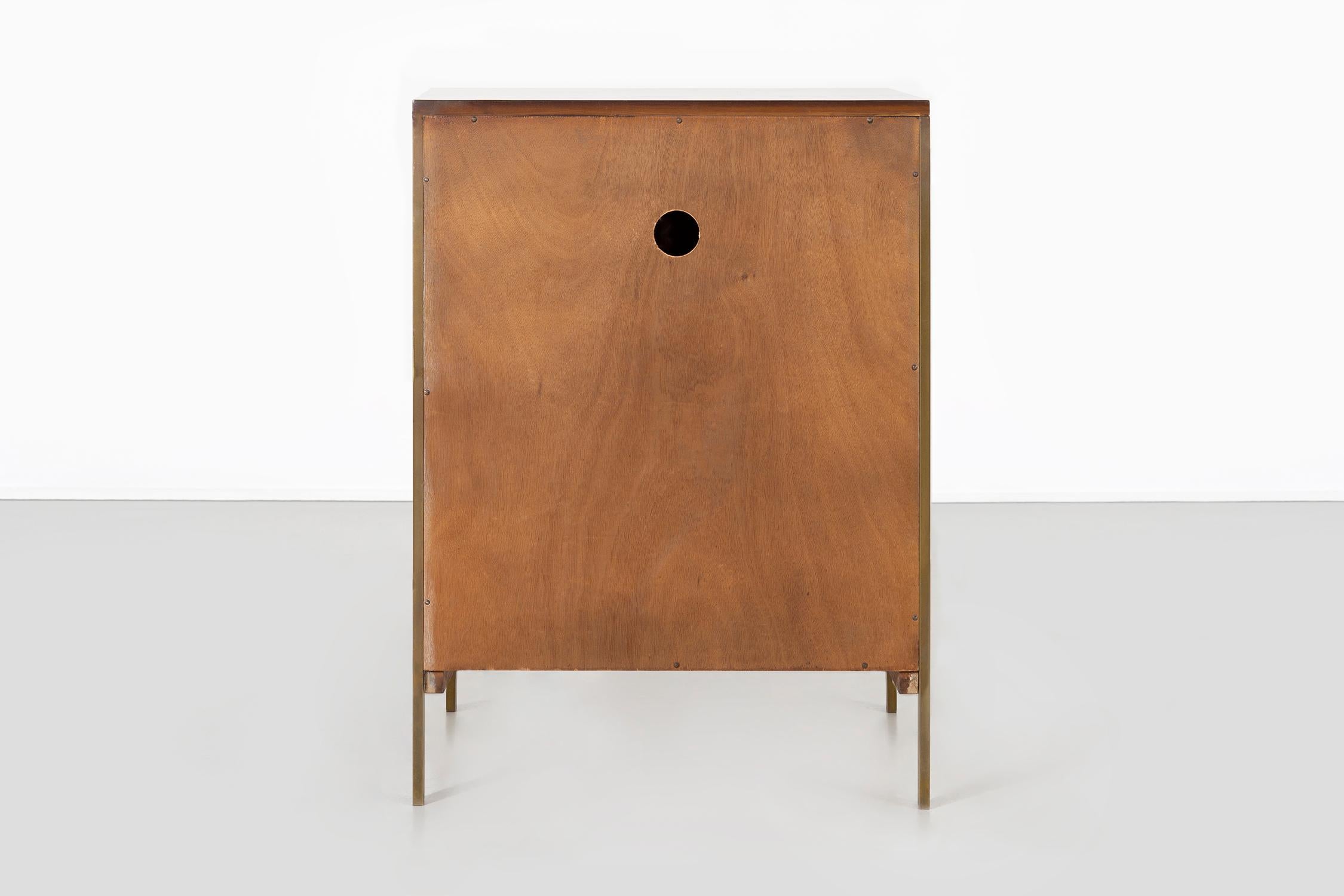 Paul McCobb for H. Sacks and Sons Connoisseur Collection Walnut Cabinet In Excellent Condition In Chicago, IL