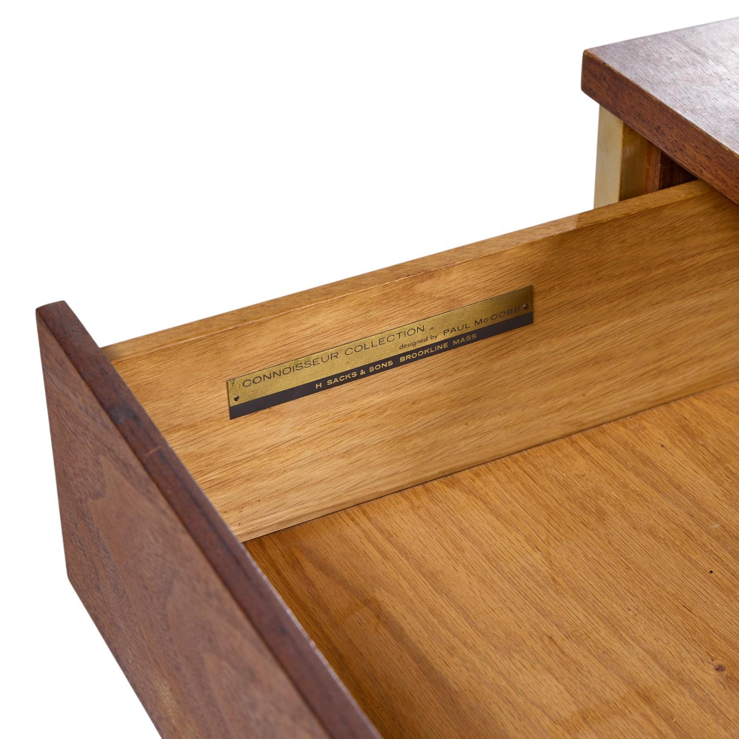Paul McCobb for H. Sacks & Sons Connoisseur Collection Walnut Credenza For Sale 7