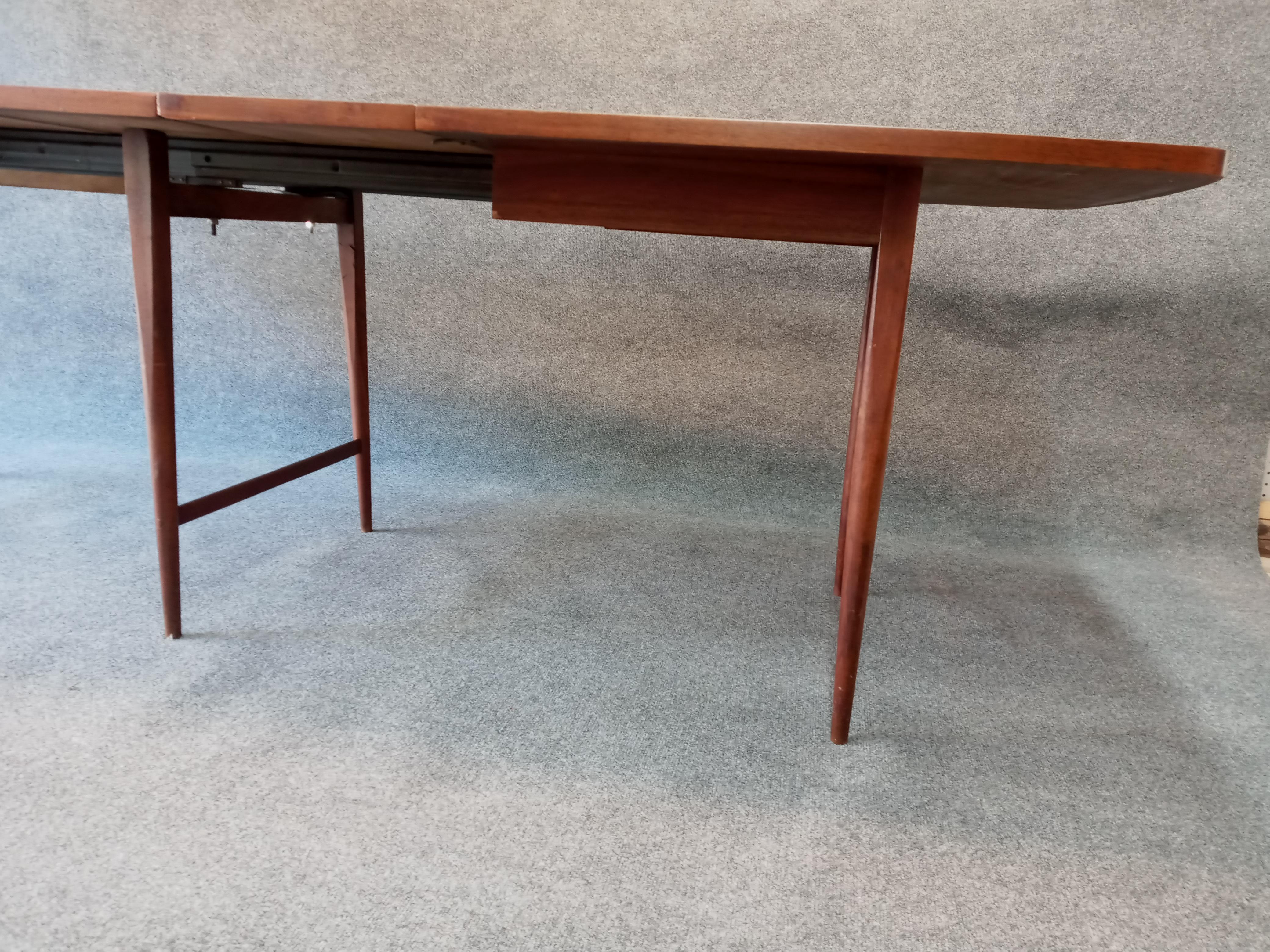 Paul McCobb for Lane Delineator Dining Table with 3 Inserts and Center Leg 3