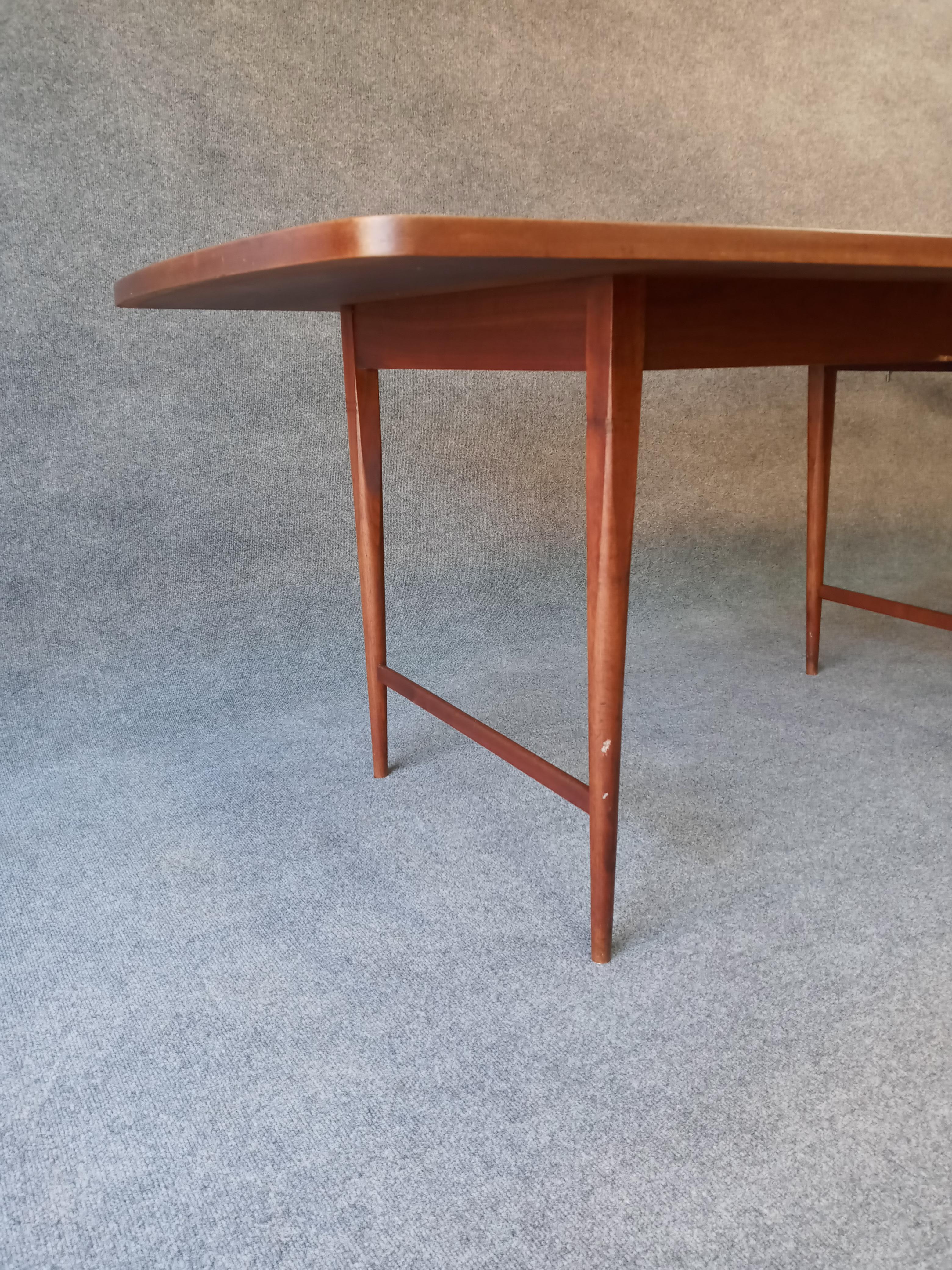 Paul McCobb for Lane Delineator Dining Table with 3 Inserts and Center Leg 5
