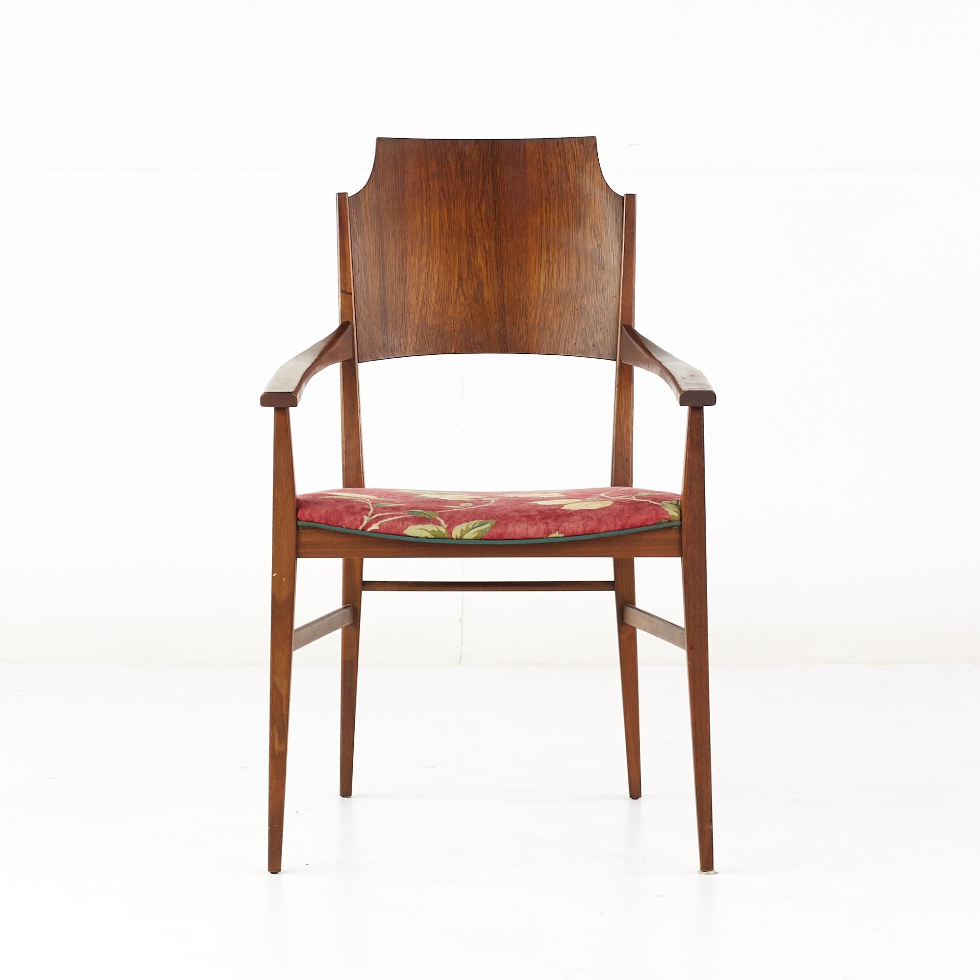 Paul McCobb for Lane Delineator Mid Century Rosewood Dining Chairs - Set of 8 For Sale 5