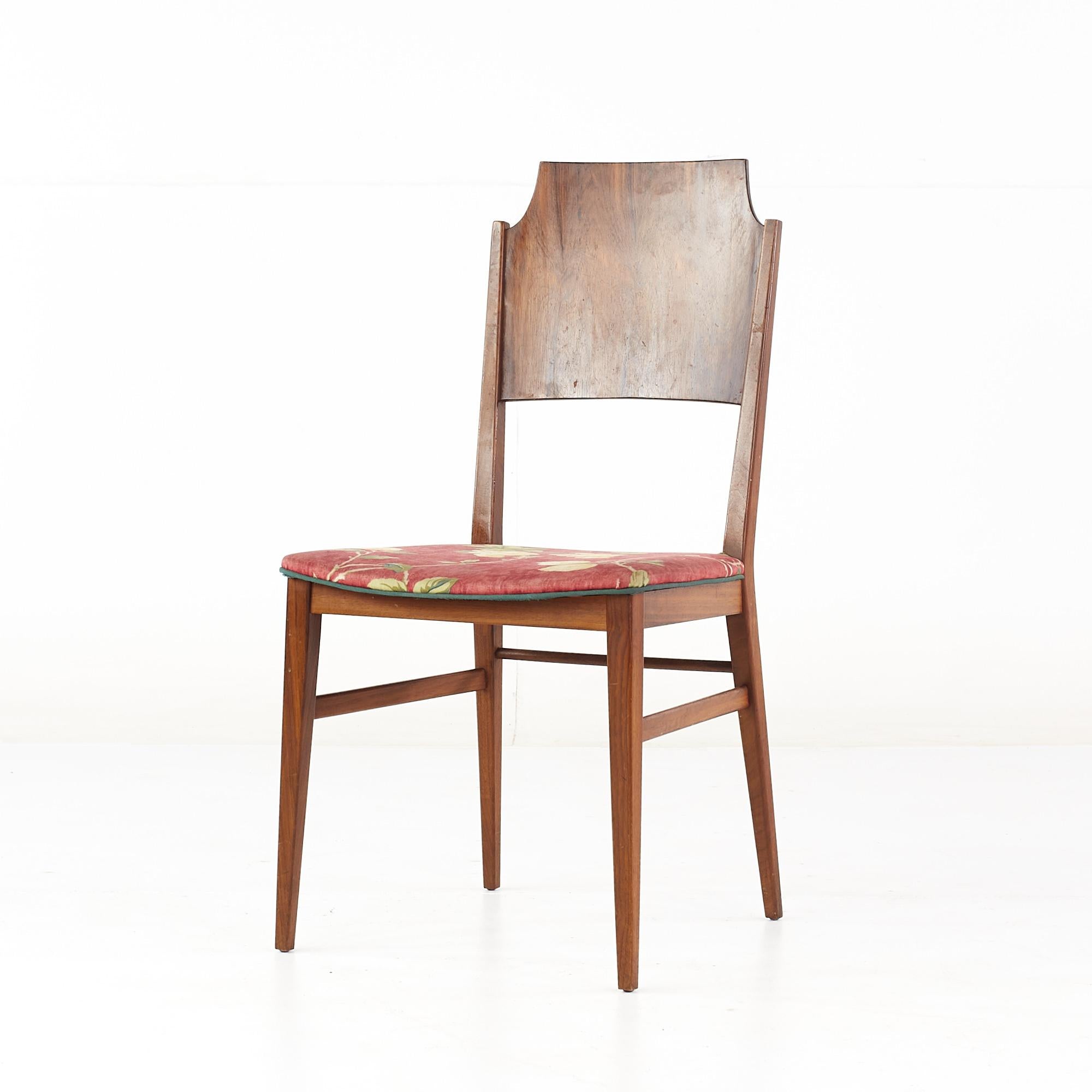 Late 20th Century Paul McCobb for Lane Delineator Mid Century Rosewood Dining Chairs - Set of 8 For Sale