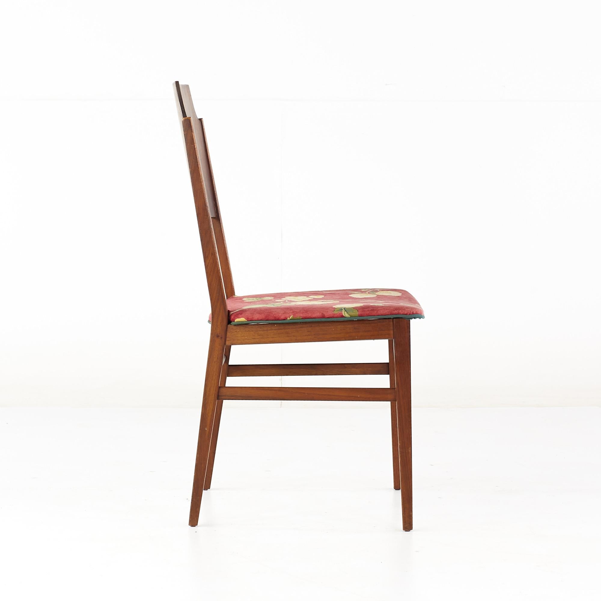 Upholstery Paul McCobb for Lane Delineator Mid Century Rosewood Dining Chairs - Set of 8 For Sale