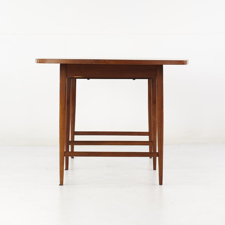 American Paul McCobb for Lane Delineator Mid Century Rosewood Dining Table with 3 Leaves For Sale