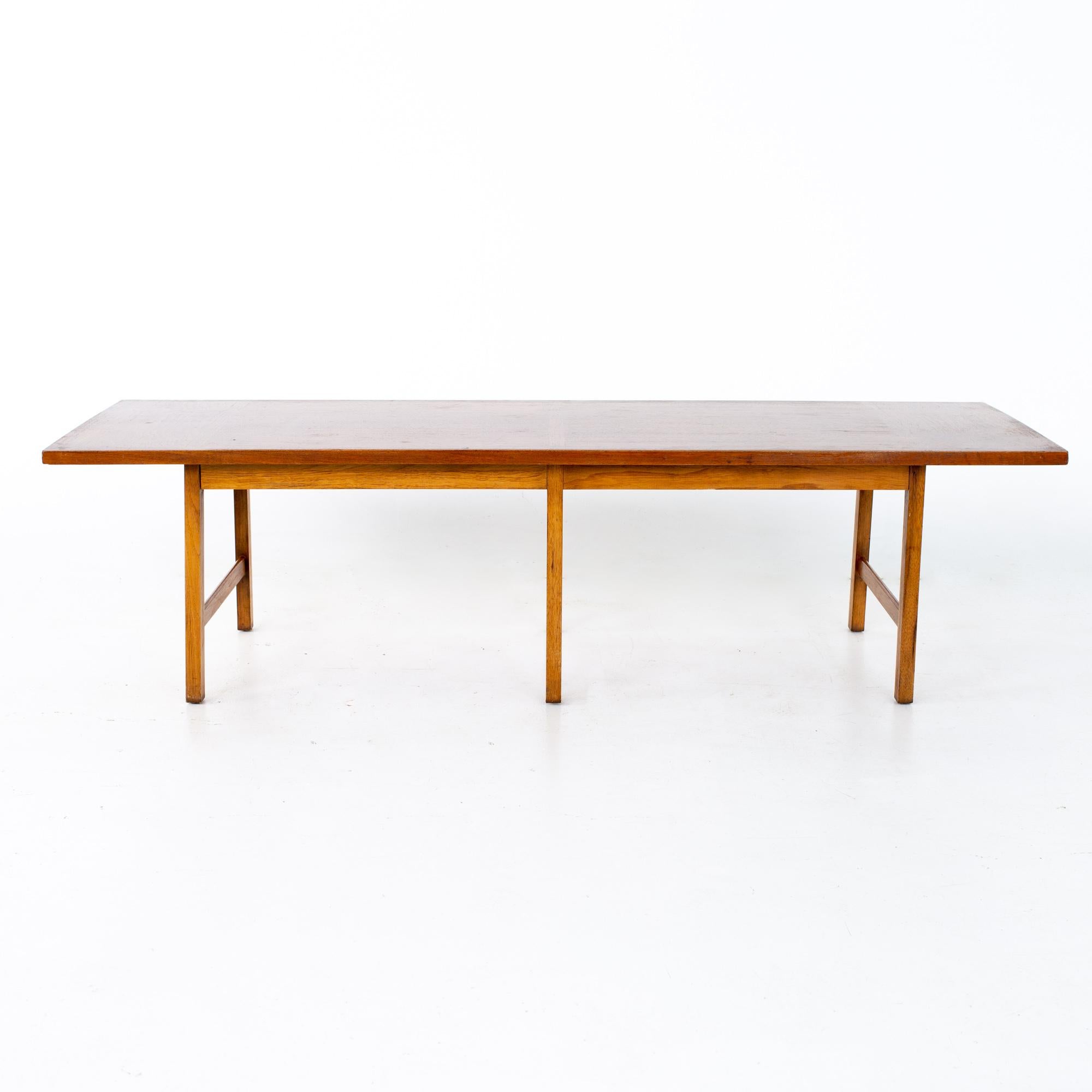 Paul McCobb for Lane Delineator Mid Century Walnut Coffee Table
Coffee table measures: 56 wide x 19 deep x 15 inches high

All pieces of furniture can be had in what we call restored vintage condition. That means the piece is restored upon