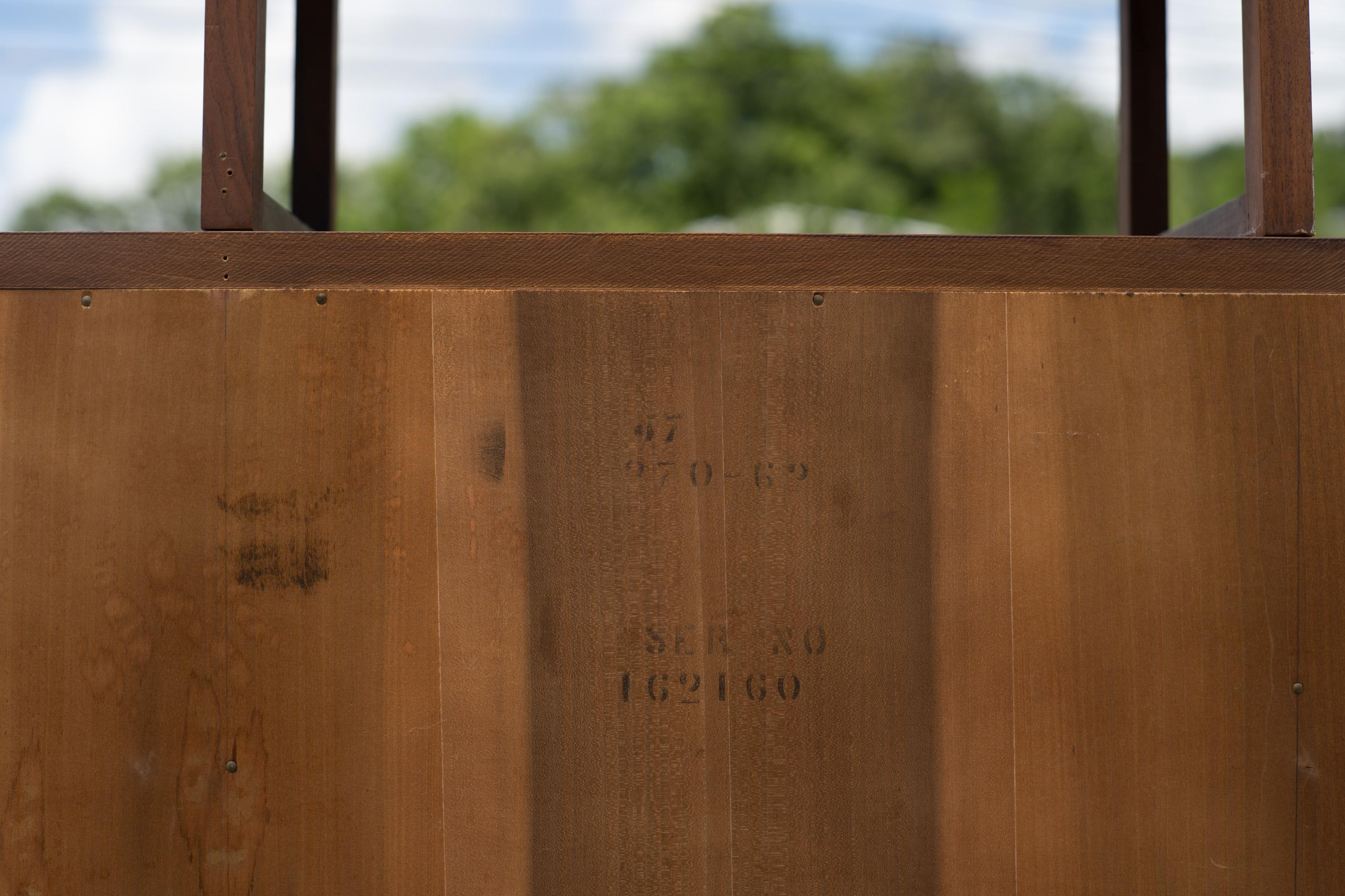 Paul McCobb for Lane Delineator Walnut & Rosewood Cabinet & Bookshelf 271-62/63 For Sale 13