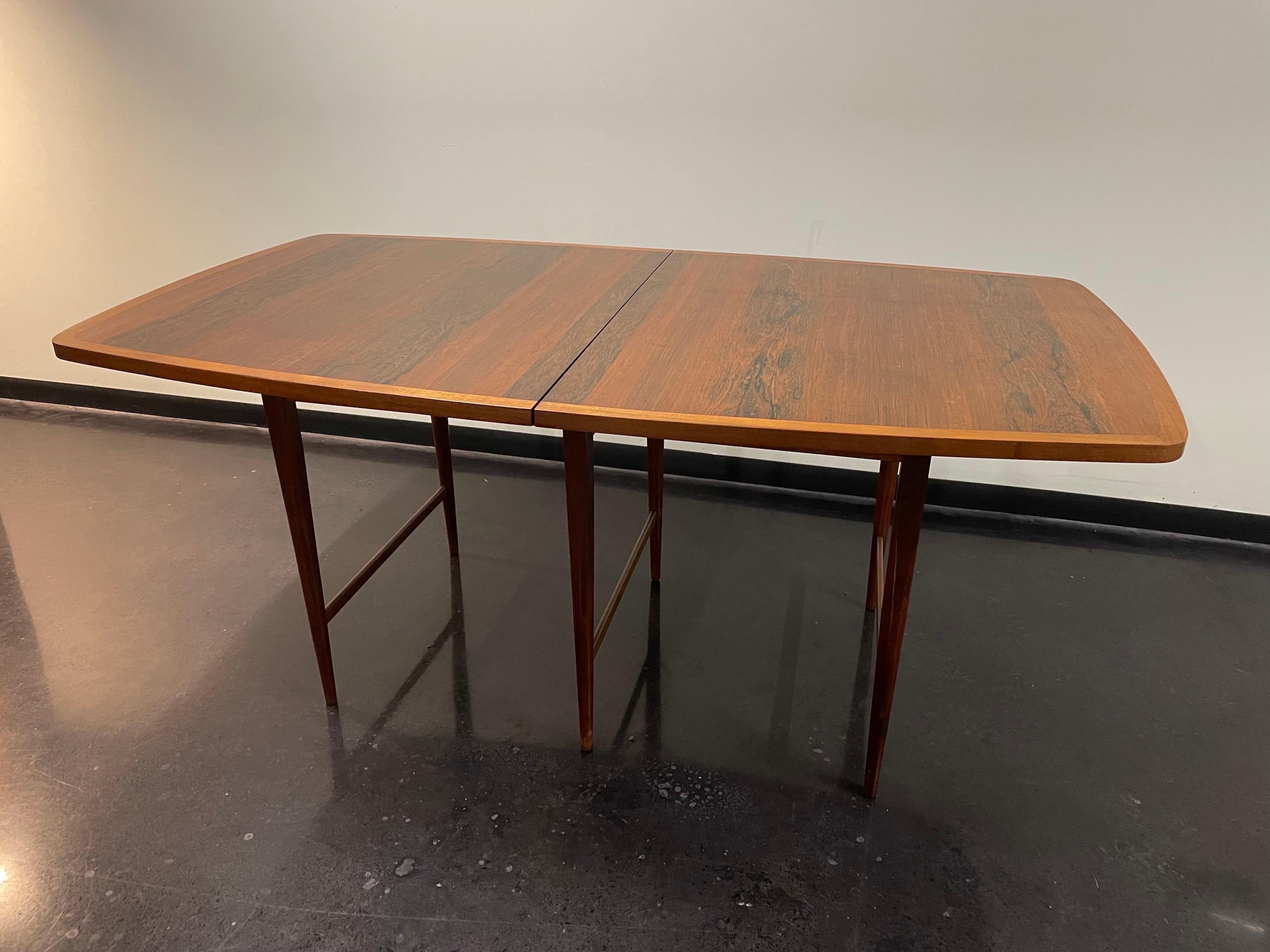 Rosewood Paul McCobb for Lane Dining Table Set For Sale