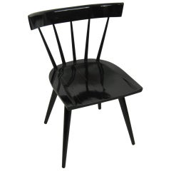 Paul McCobb pour Planner Group chaise de salle à manger noire pour salle à manger