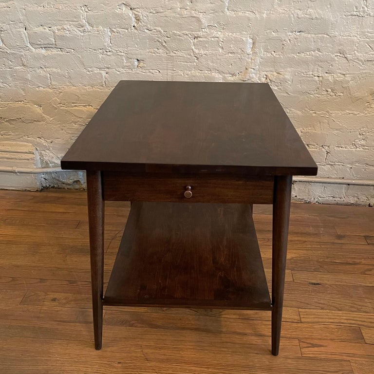 Paul McCobb For Planner Group Ebonized Side Table at 1stDibs