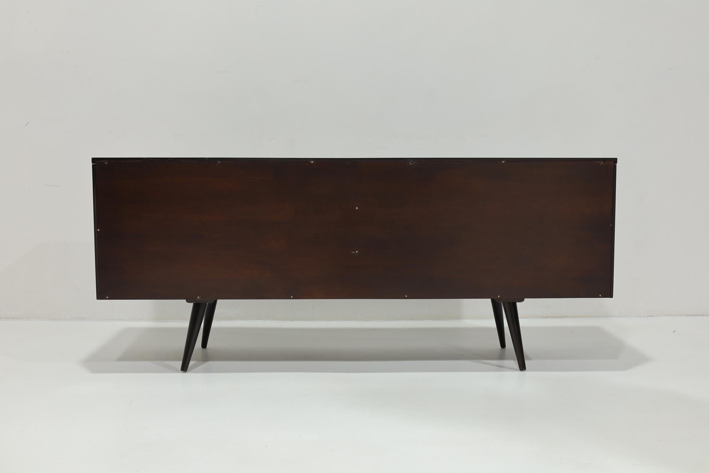 Paul McCobb for Planner Group Espresso-Stained Credenza For Sale 2