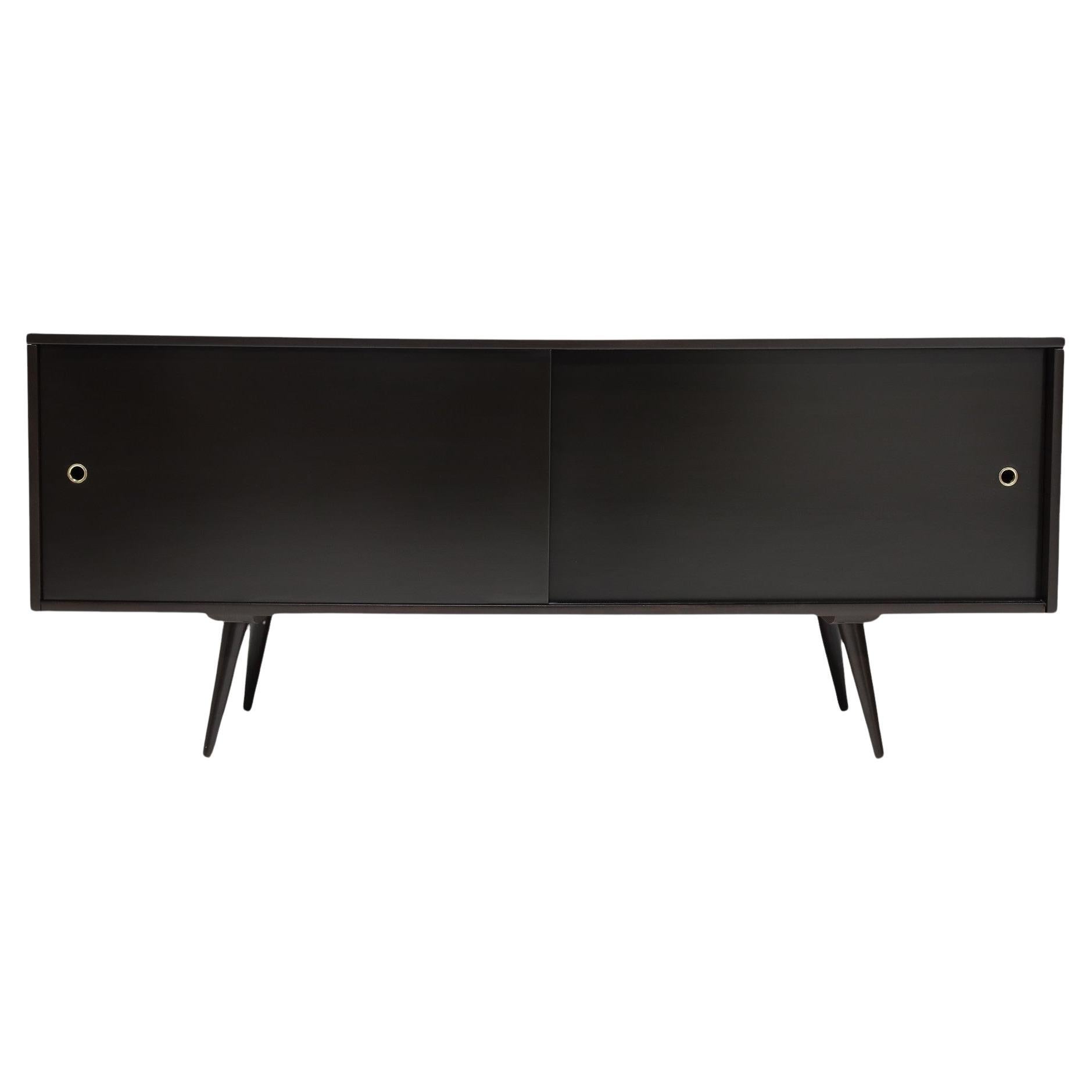Paul McCobb for Planner Group Espresso-Stained Credenza For Sale