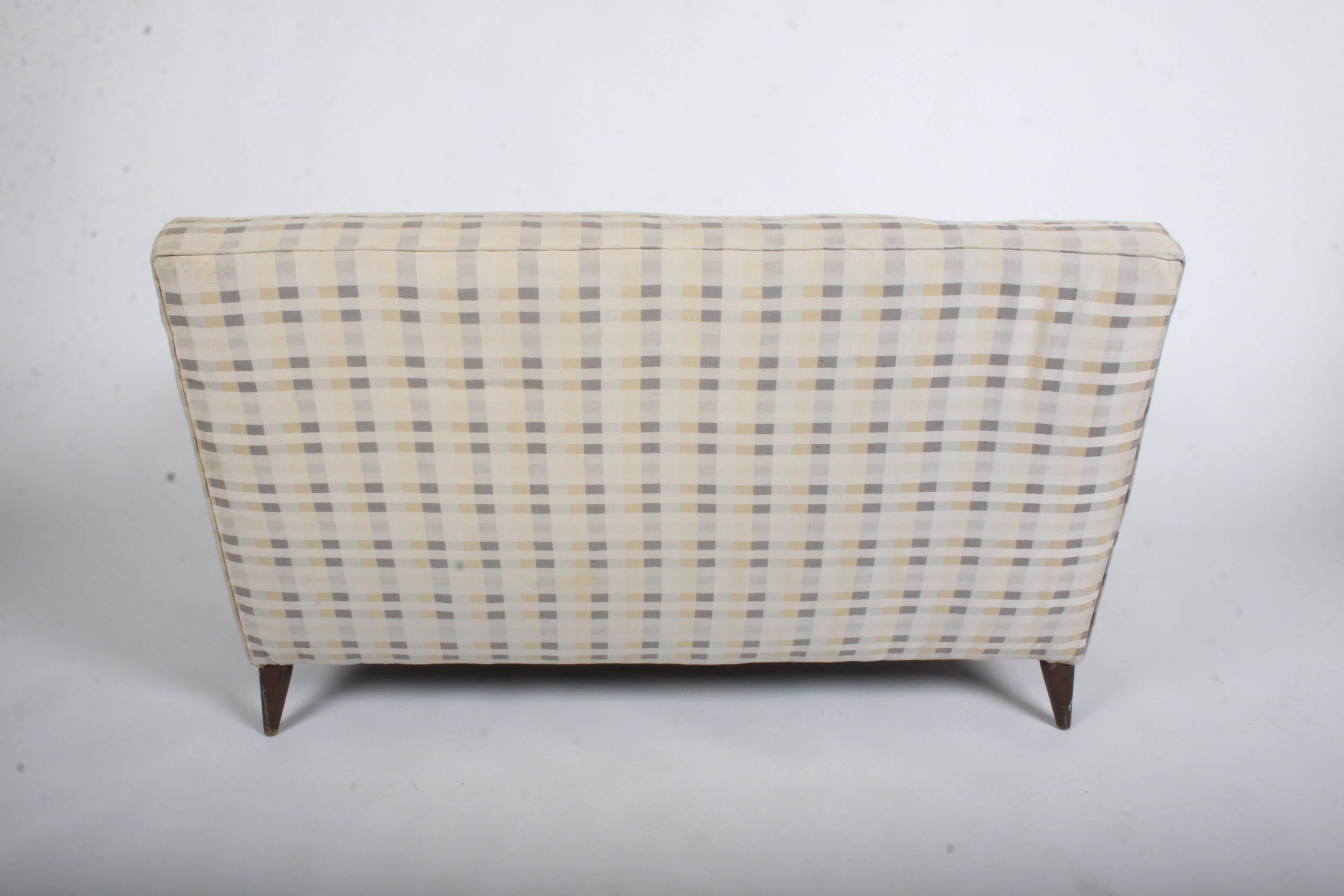 Mid-20th Century 1950s Paul McCobb for Planner Group Mid-Century Modern Loveseat Settee or Sofa For Sale