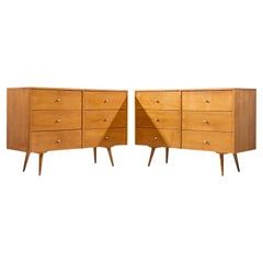 Paul McCobb per Planner Group Comò basso a 6 cassetti del Mid Century - Coppia