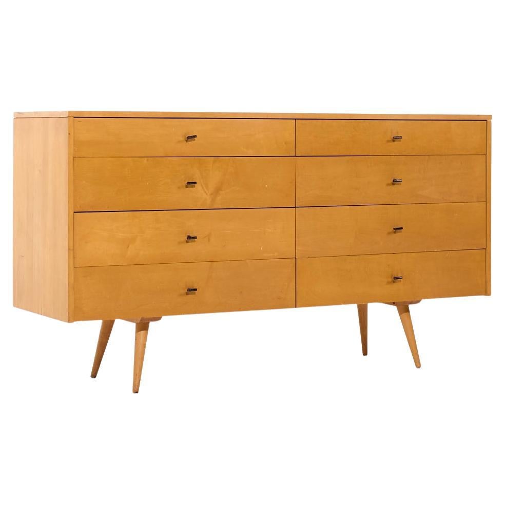 Paul McCobb pour Planner Group Commode 8 tiroirs Mid Century Lowboy