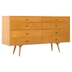 Paul McCobb pour Planner Group Commode 8 tiroirs Mid Century Lowboy