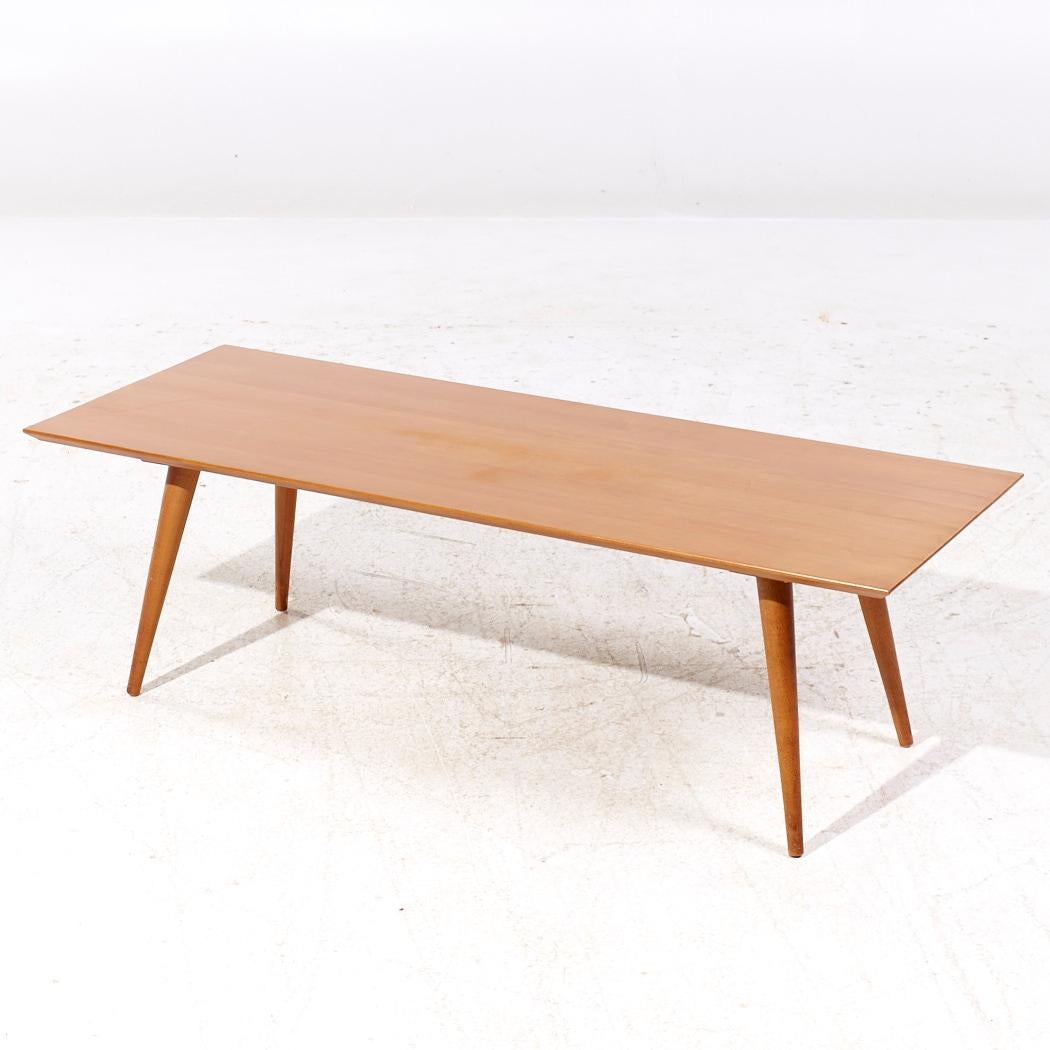 Paul McCobb für Planner Group Mid Century Bank Couchtisch (Holz) im Angebot