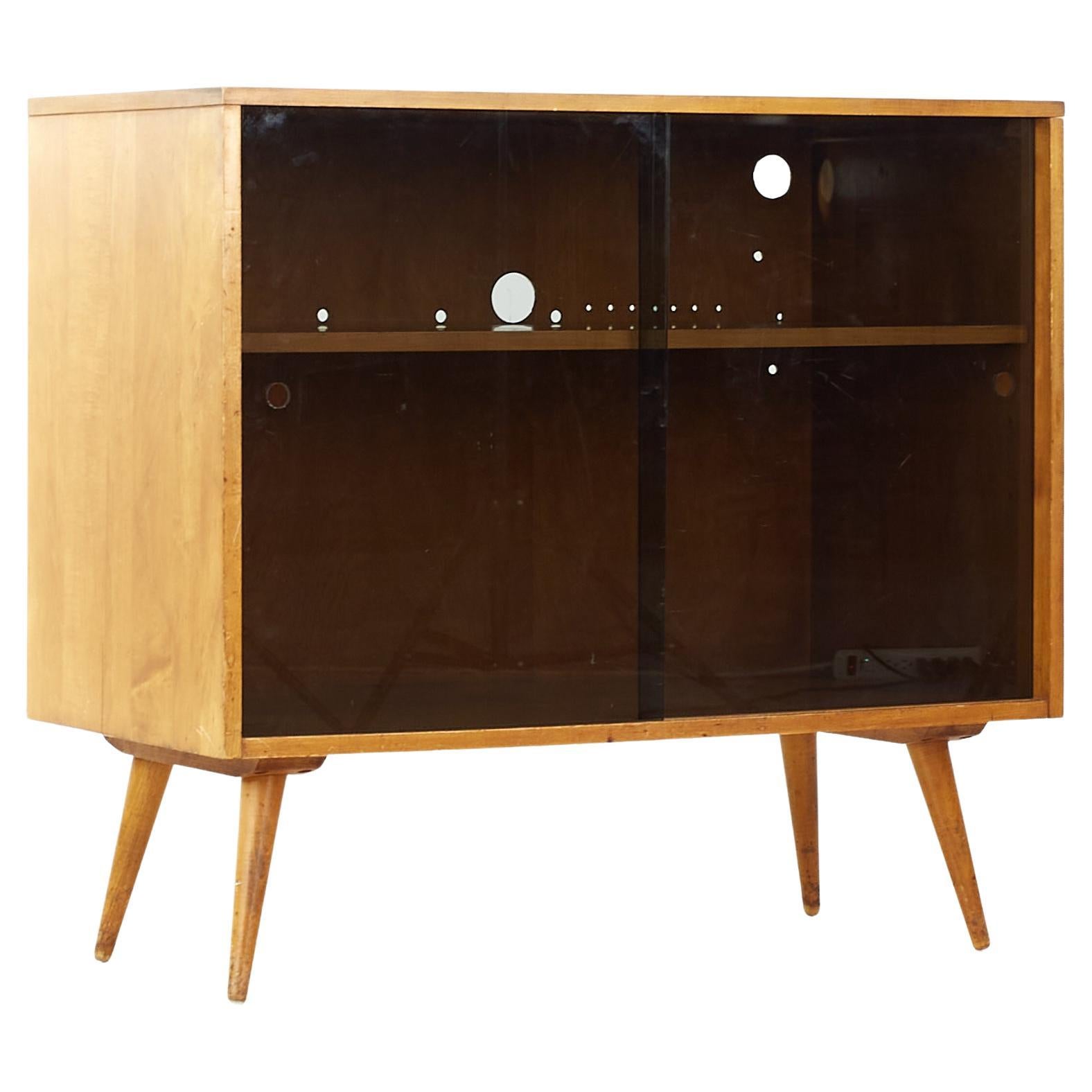 SOLD 04/24/23 Paul McCobb for Planner Group Mid Century Cabinet with Glass Doors