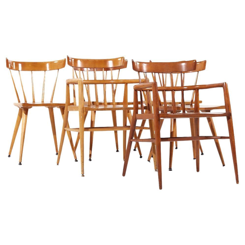 Paul McCobb lot de 6 chaises de salle à manger mi-siècle moderne pour Planner Group