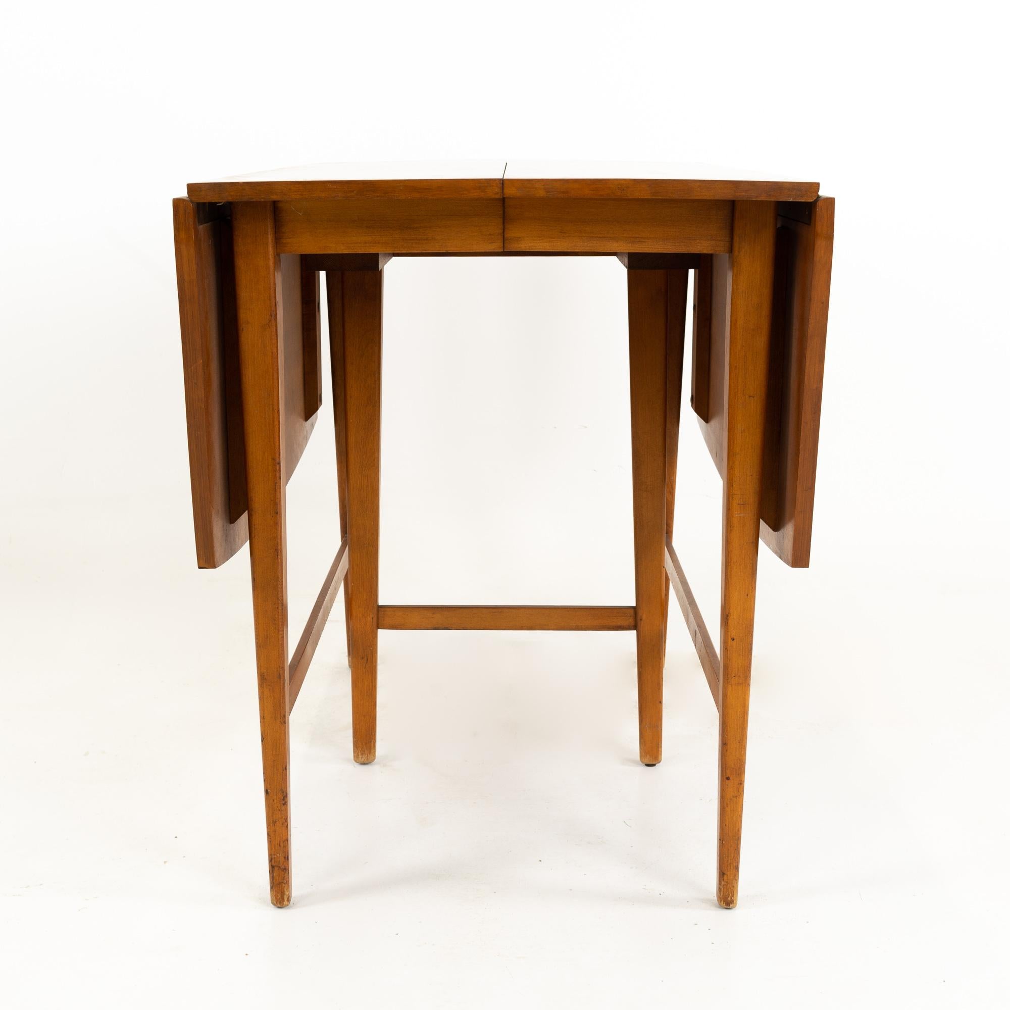 Paul McCobb for Planner Group Mid Century Drop Leaf Dining Table In Good Condition For Sale In Countryside, IL