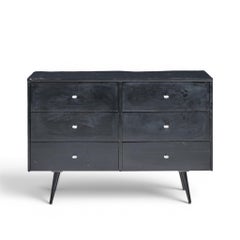 Paul McCobb for Planner Group Mid Century Ebonized 6 Drawer Dresser