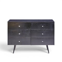 Paul McCobb for Planner Group Mid Century Ebonized 6 Drawer Dresser