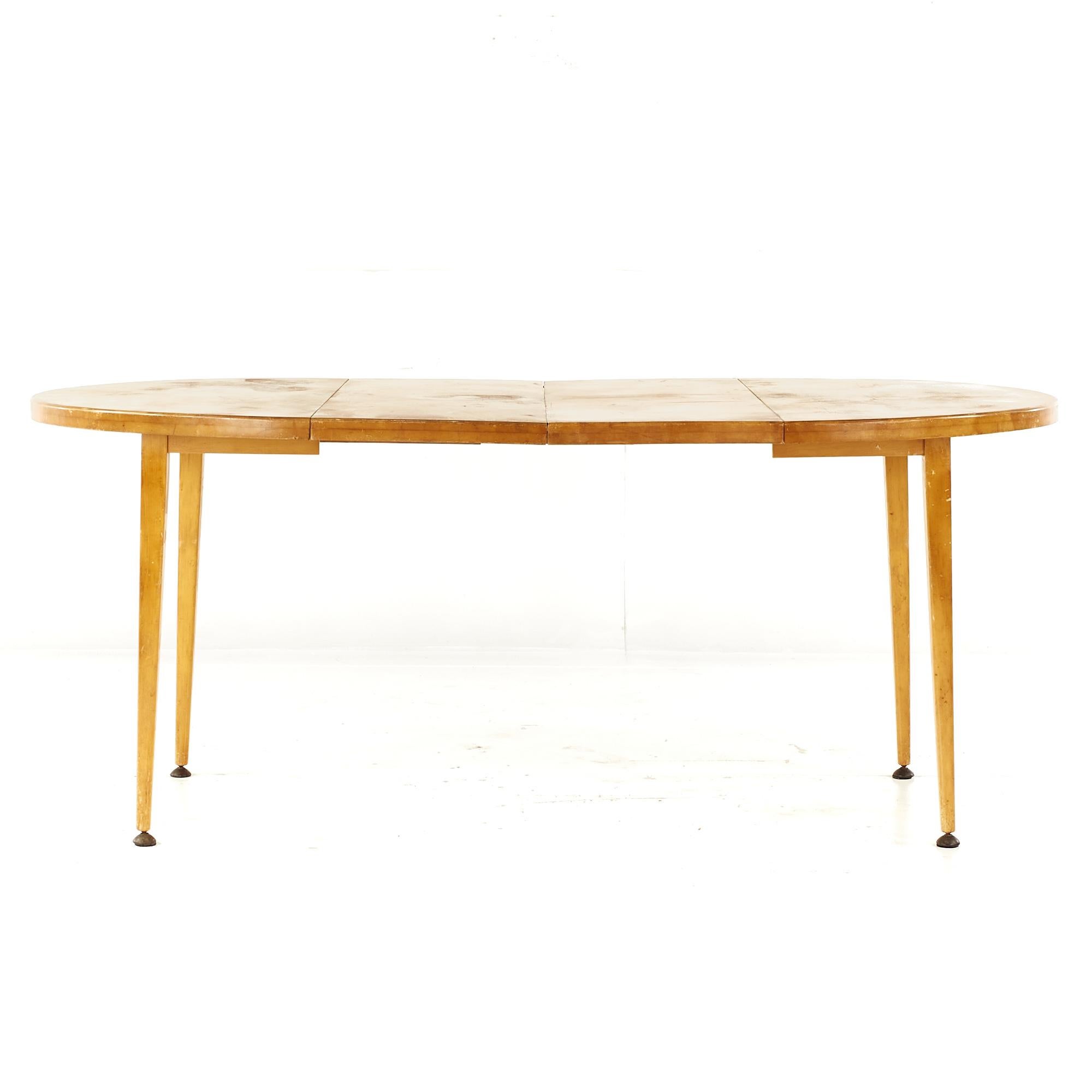 Paul McCobb for Planner Group Mid Century Expanding Dining Table with 2 Leaves For Sale 4