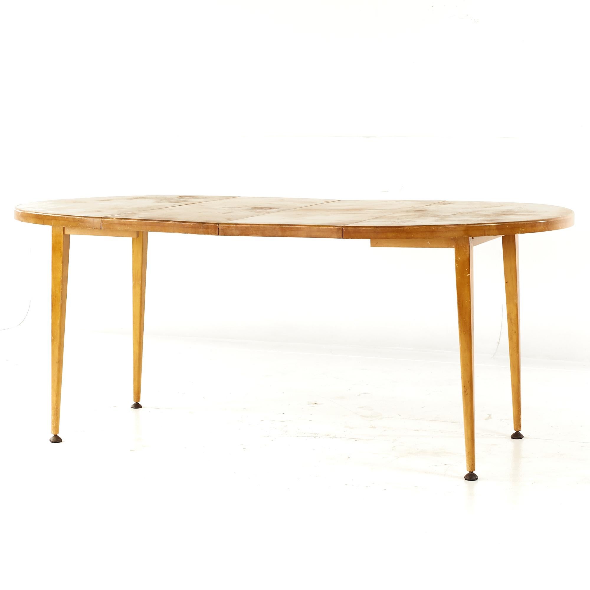 Paul McCobb for Planner Group Mid Century Expanding Dining Table with 2 Leaves For Sale 5