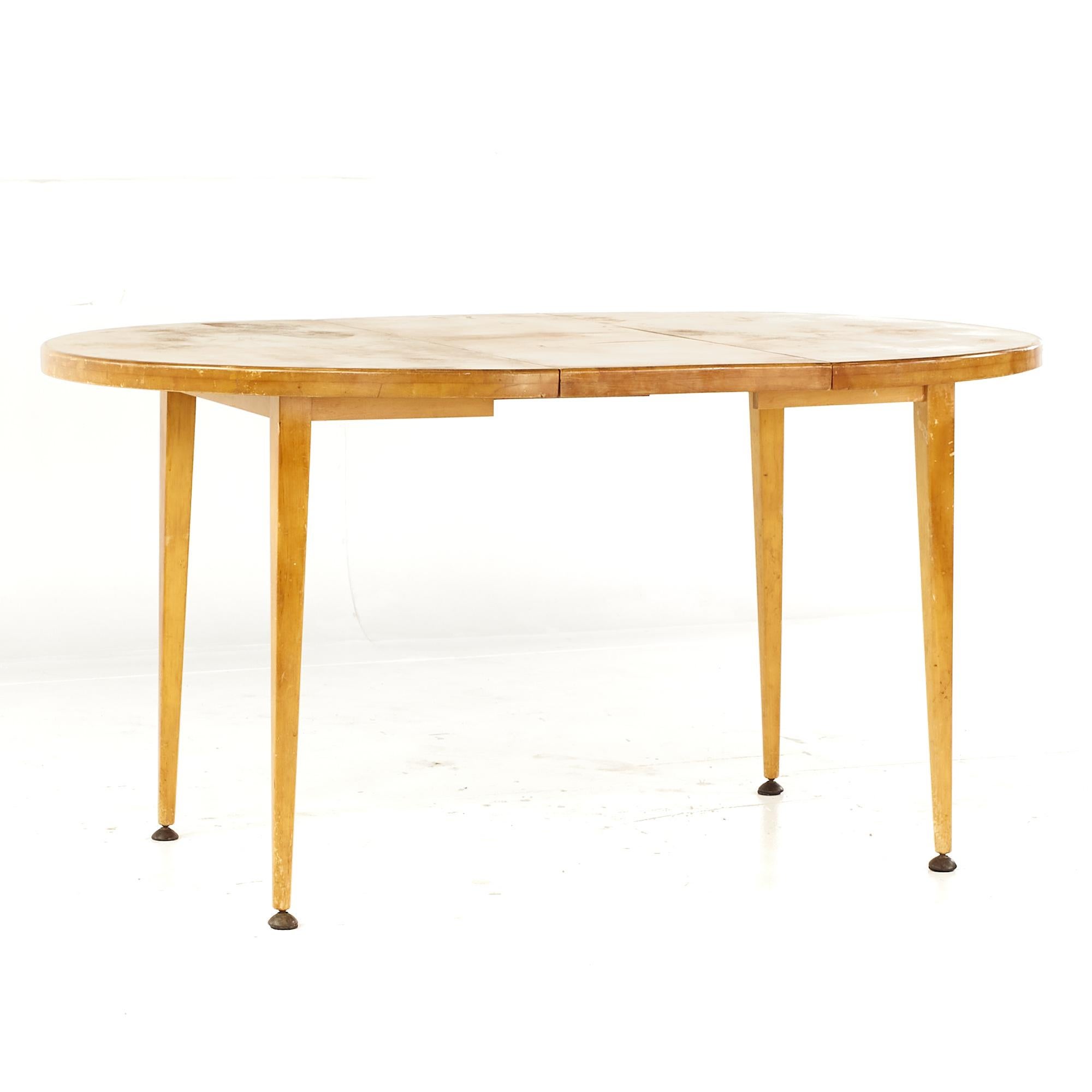 Wood Paul McCobb for Planner Group Mid Century Expanding Dining Table with 2 Leaves For Sale