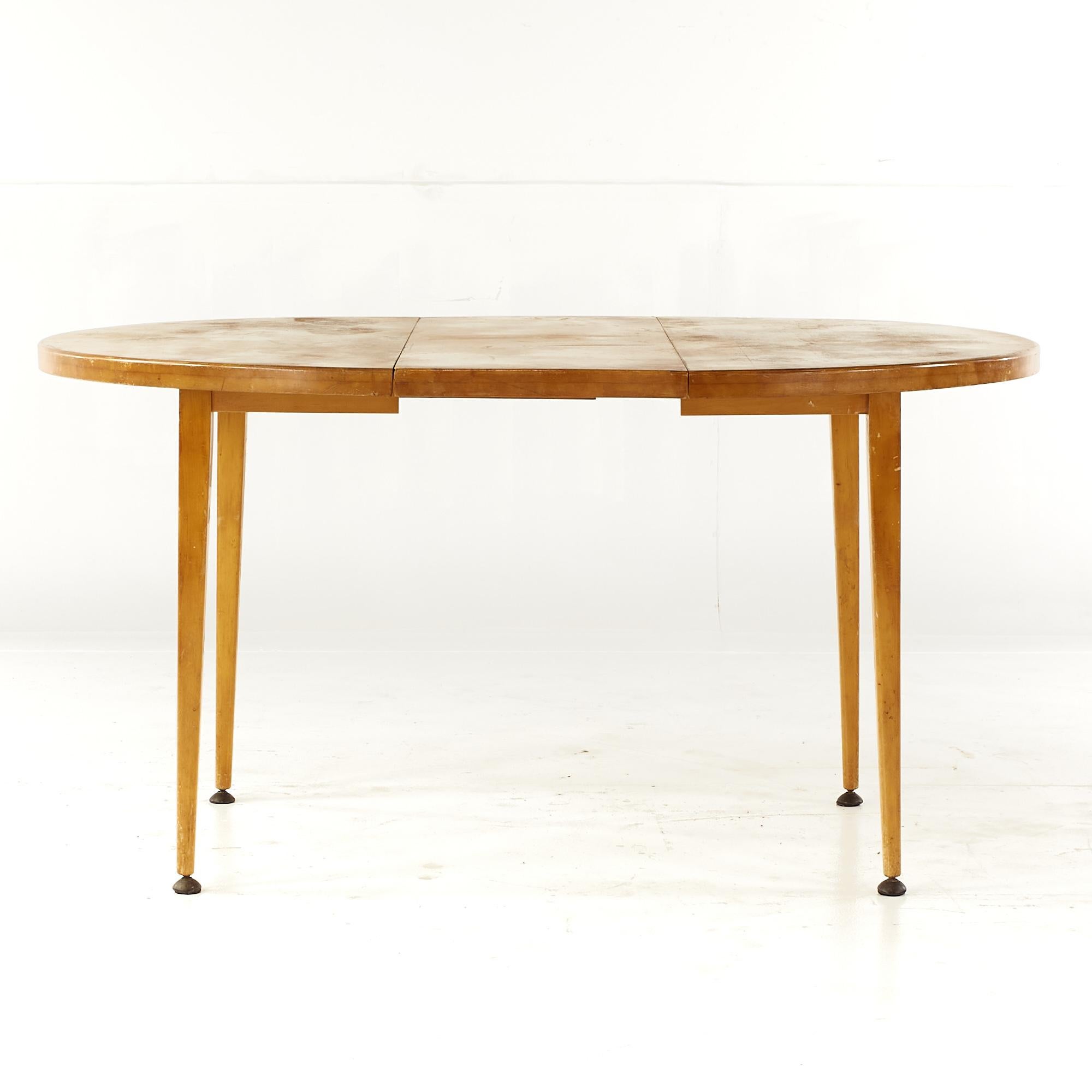 Paul McCobb for Planner Group Mid Century Expanding Dining Table with 2 Leaves For Sale 1