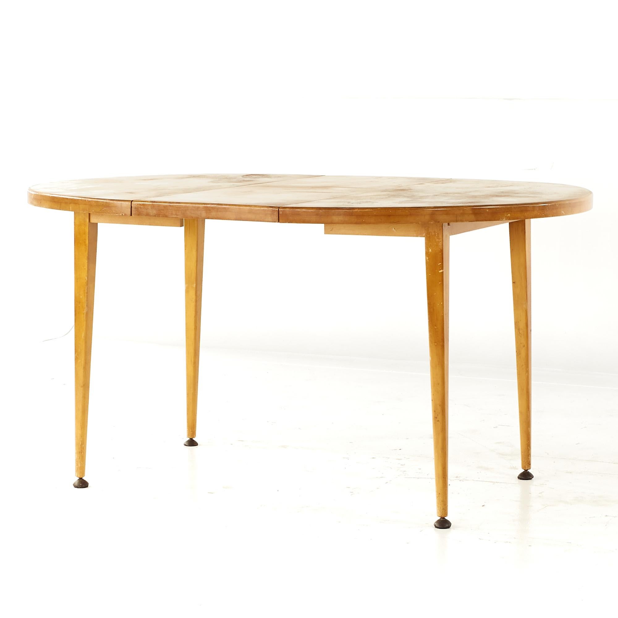 Paul McCobb for Planner Group Mid Century Expanding Dining Table with 2 Leaves For Sale 2