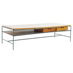 Paul McCobb for Planner Group Mid Century Iron and Bamboo Coffee Table