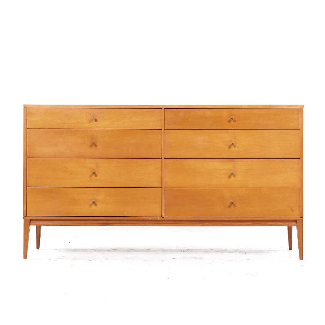 Paul McCobb for Planner Group Mid Century Lowboy Dresser

This lowboy measures: 60 wide x 18 deep x 33.25 inches high

All pieces of furniture can be had in what we call restored vintage condition. That means the piece is restored upon purchase so