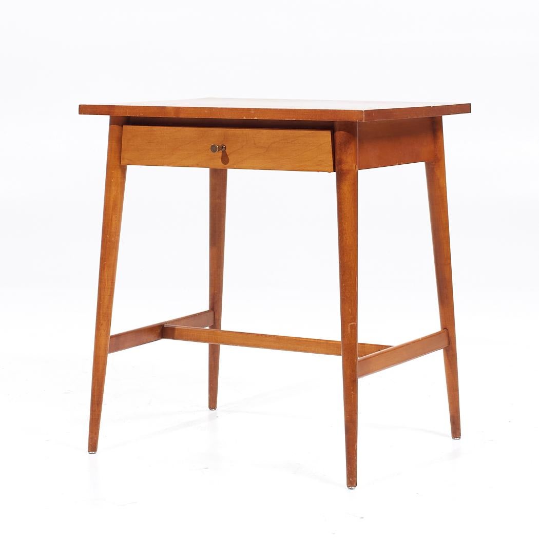 Late 20th Century Paul McCobb for Planner Group Mid Century Maple Nightstands - Pair For Sale