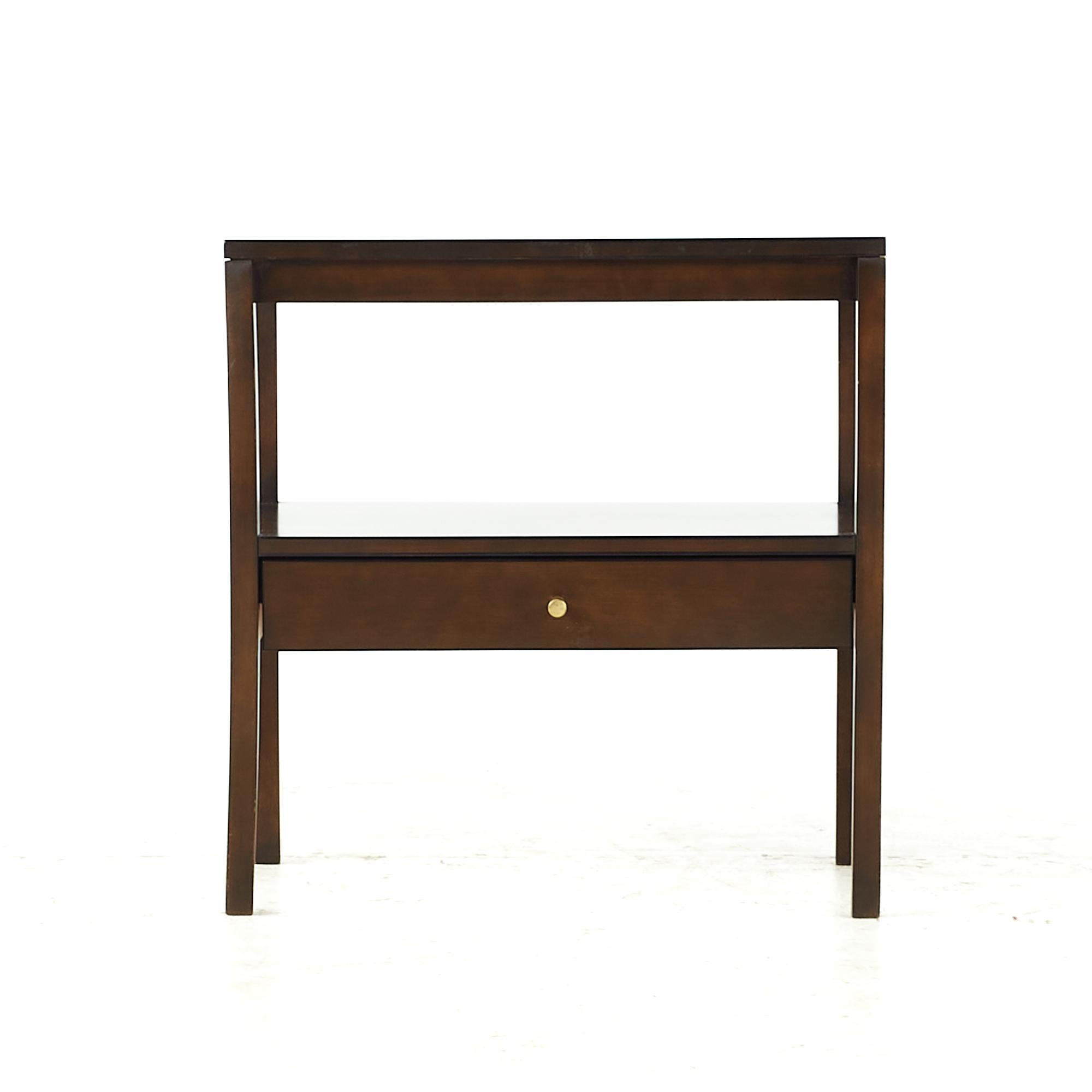 Paul McCobb for planner group midcentury nightstand.

This nightstand measures: 22.25 wide x 14.25 deep x 23 inches high.

All pieces of furniture can be had in what we call restored vintage condition. That means the piece is restored upon