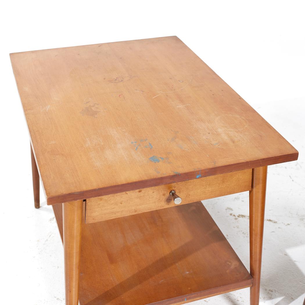 Paul McCobb for Planner Group Mid Century Side Table - Pair For Sale 3