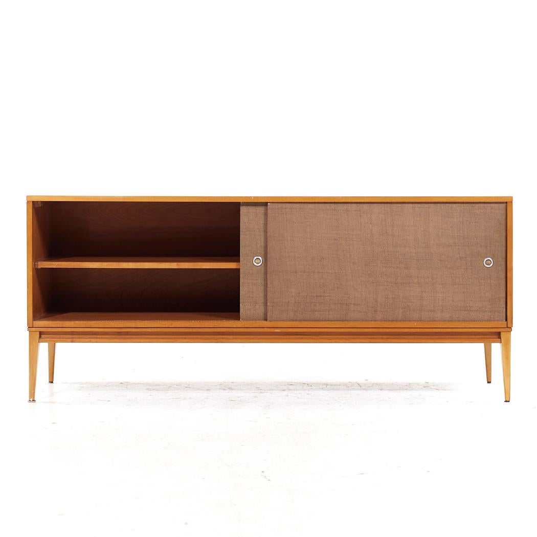 Wood Paul McCobb for Planner Group Mid Century Sliding Door Credenza For Sale