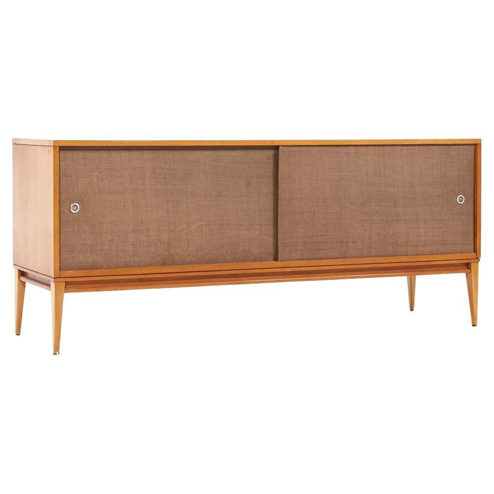 Paul McCobb for Planner Group Mid Century Sliding Door Cabinet For Sale ...