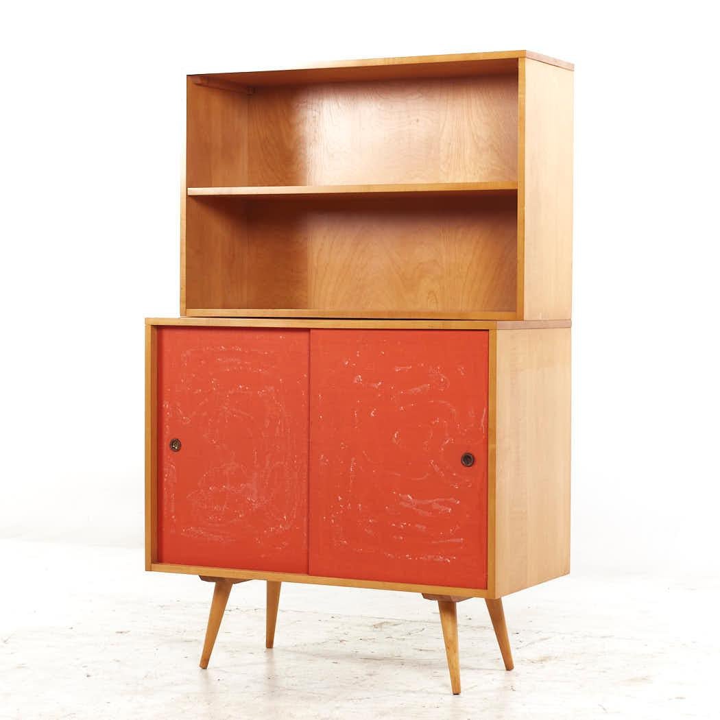 Paul McCobb for Planner Group Mid Century Sliding Door Credenza with ...