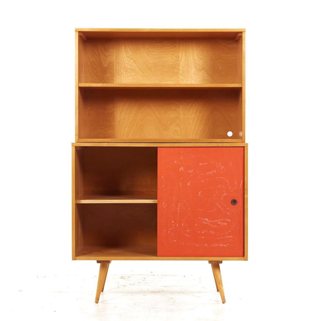 Paul McCobb for Planner Group Mid Century Sliding Door Credenza with ...