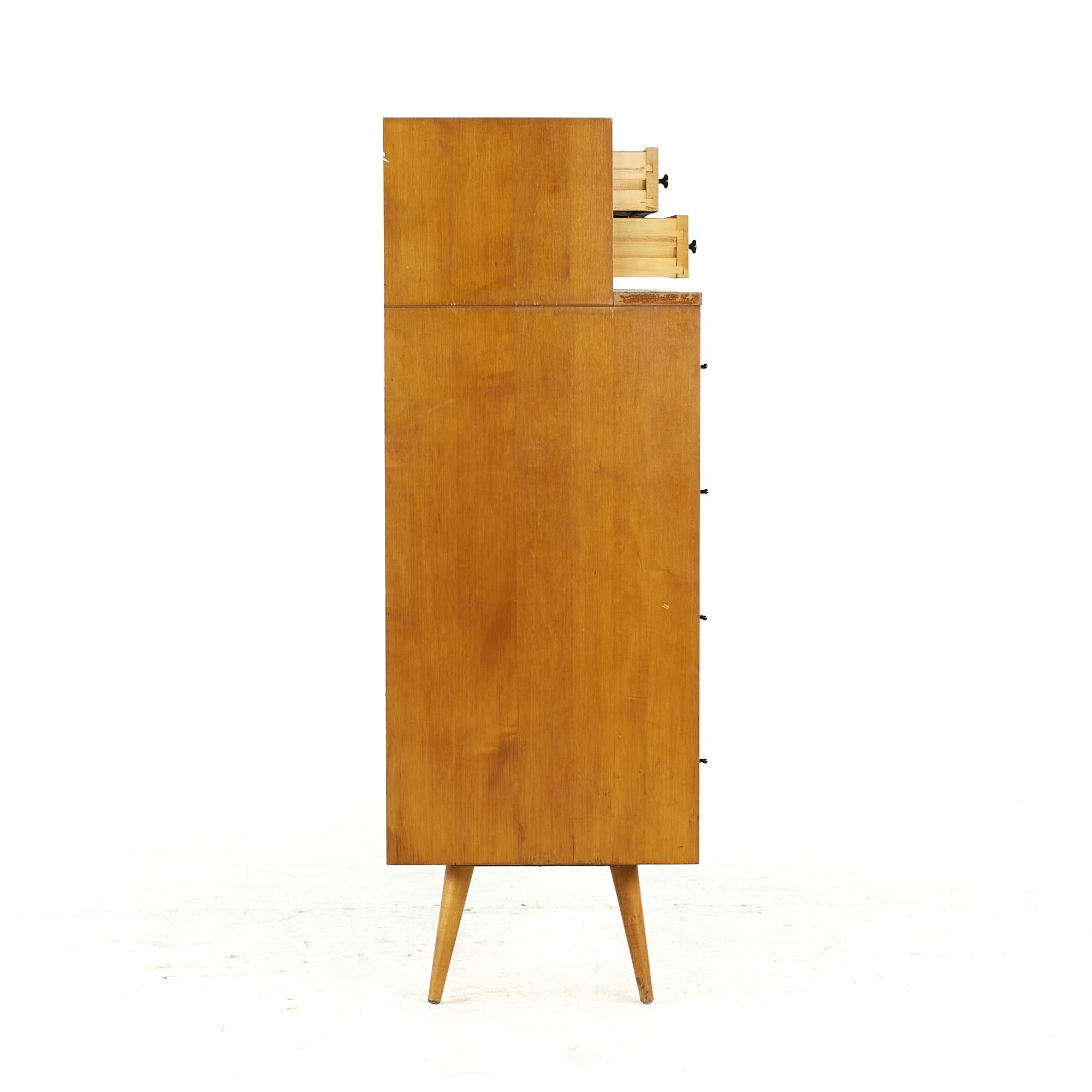 Paul McCobb for Planner Group Mid Century T Pull Highboy For Sale at ...