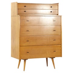 Paul McCobb for Planner Group Mid Century T Pull Highboy