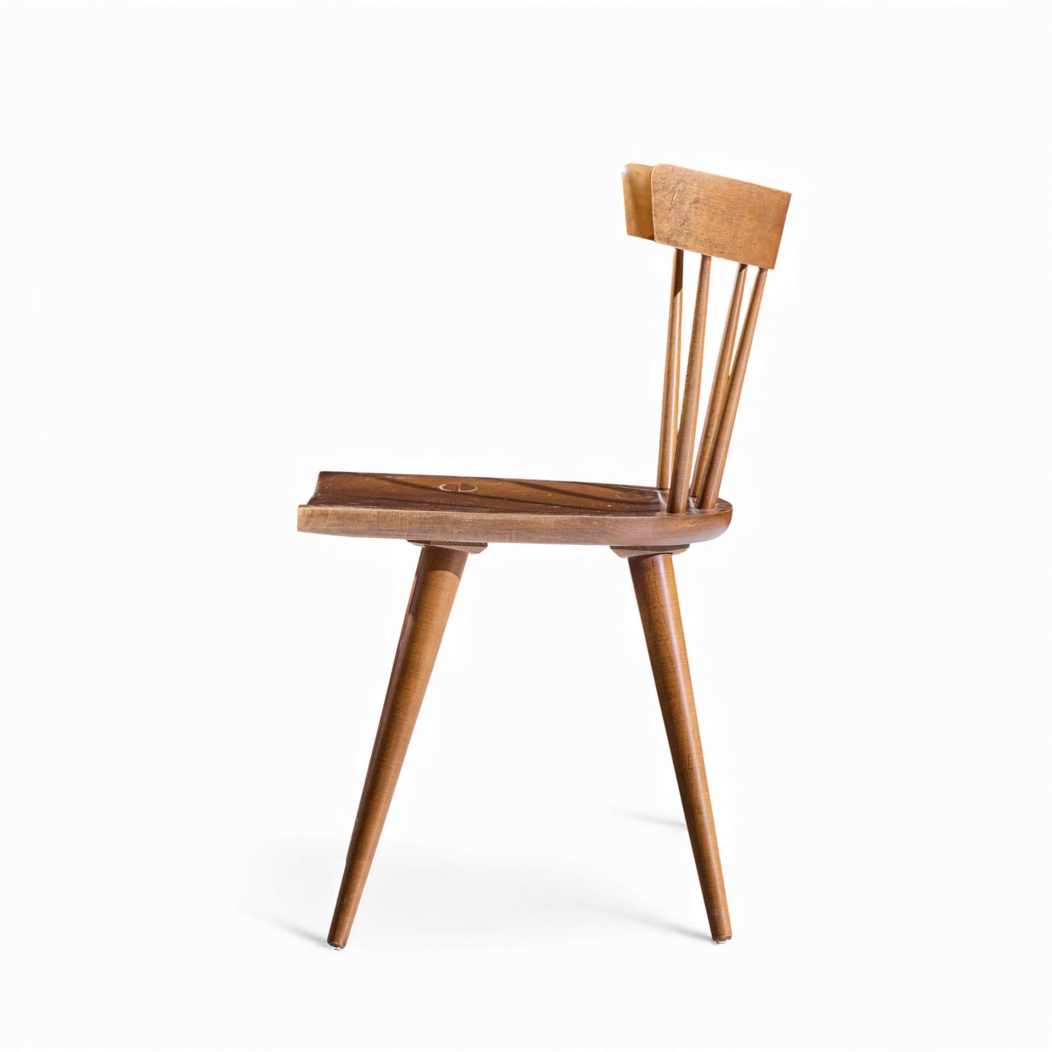 Americano Paul McCobb per Planner Group Sedia da pranzo da scrivania in tabacco del Medioevo in vendita