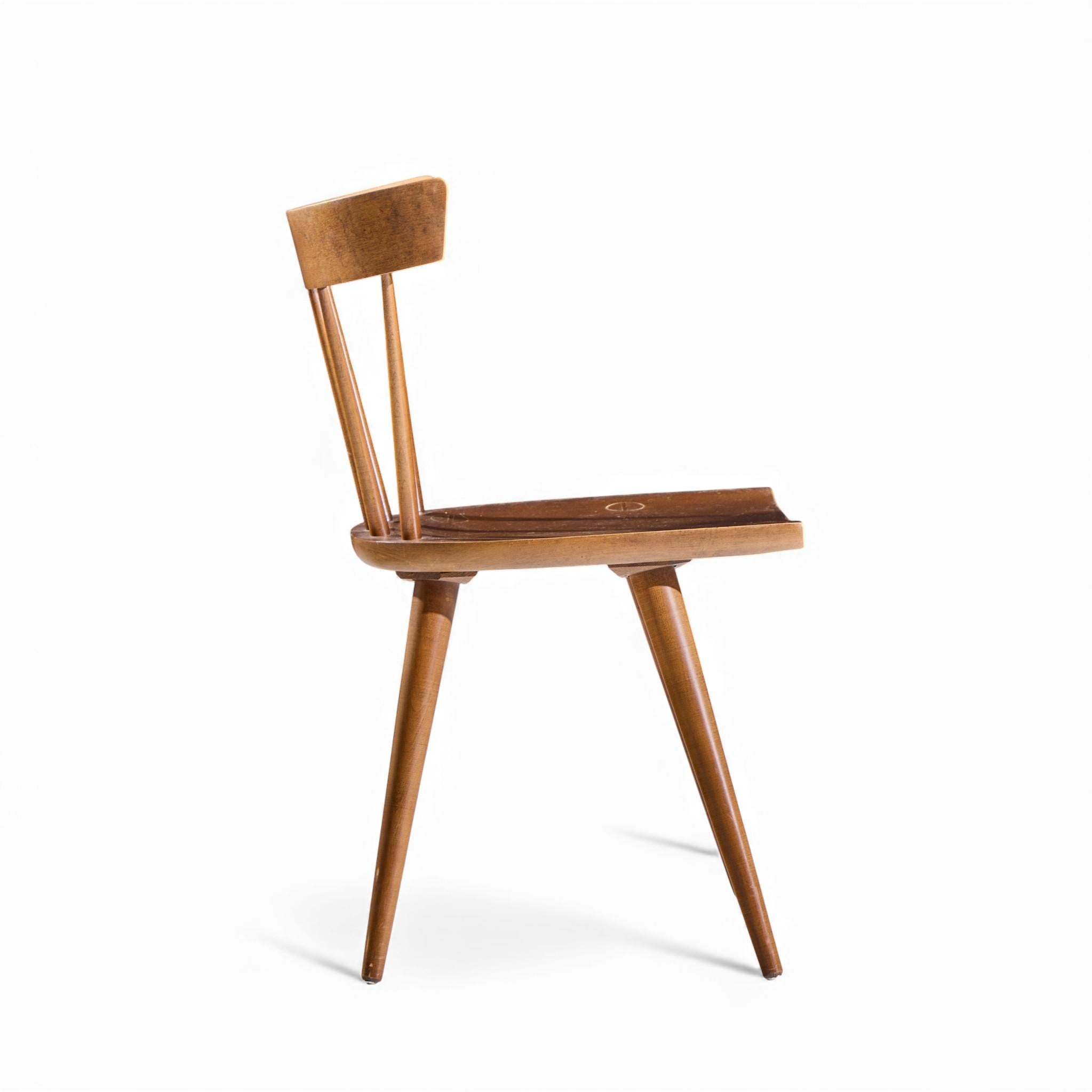 Paul McCobb per Planner Group Sedia da pranzo da scrivania in tabacco del Medioevo in vendita 1