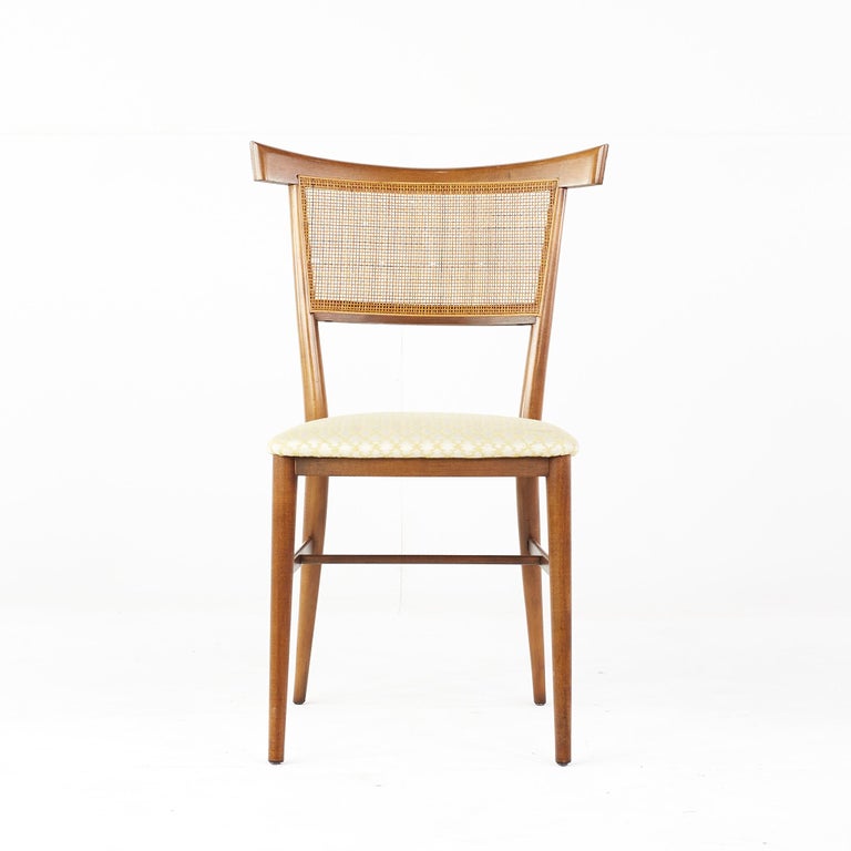 Paul McCobb for Planner Group Winchendon Maple and Cane Dining Chairs, Set of 6 In Good Condition For Sale In Countryside, IL