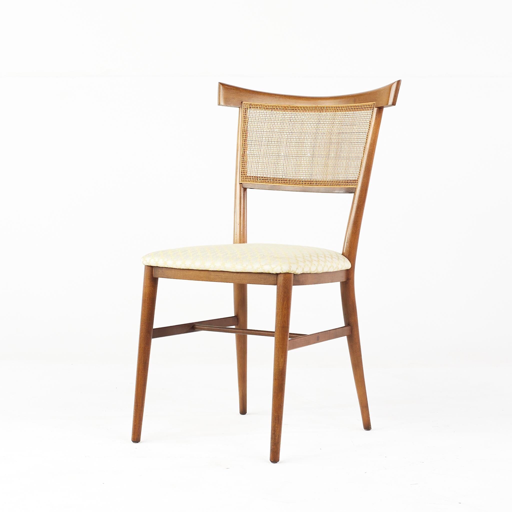 Esszimmerstühle aus Ahorn und Schilfrohr von Paul McCobb für Planner Group Winchendon, 6er-Set (Ende des 20. Jahrhunderts) im Angebot