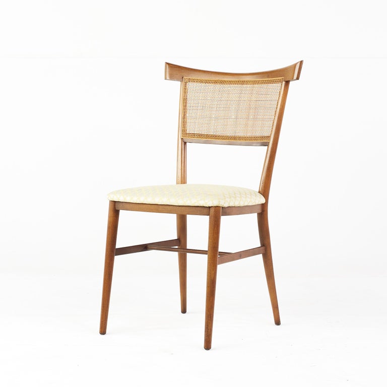 Late 20th Century Paul McCobb for Planner Group Winchendon Maple and Cane Dining Chairs, Set of 6 For Sale