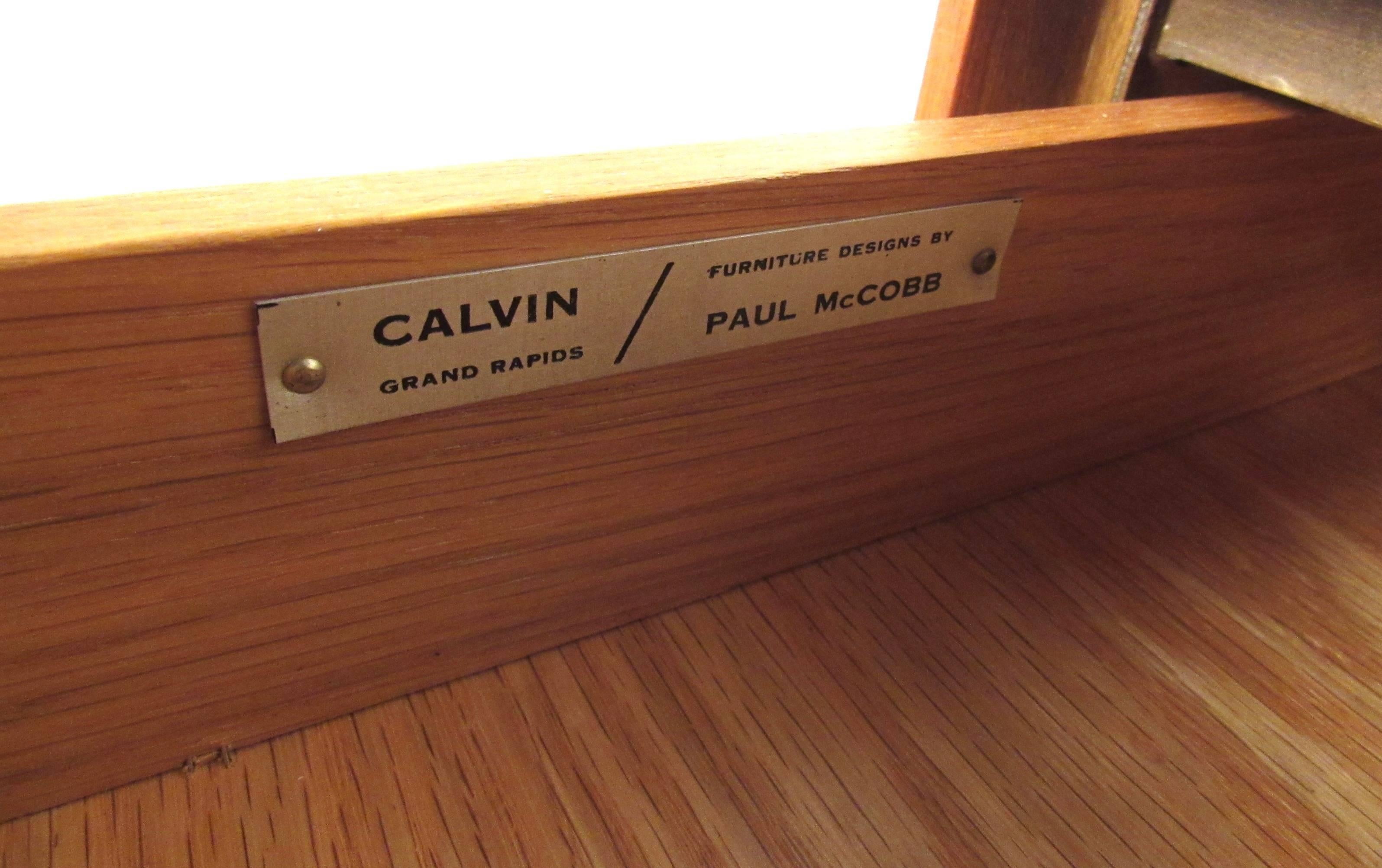 Paul McCobb for The Calvin Group Marble-Top Bar Cart 2