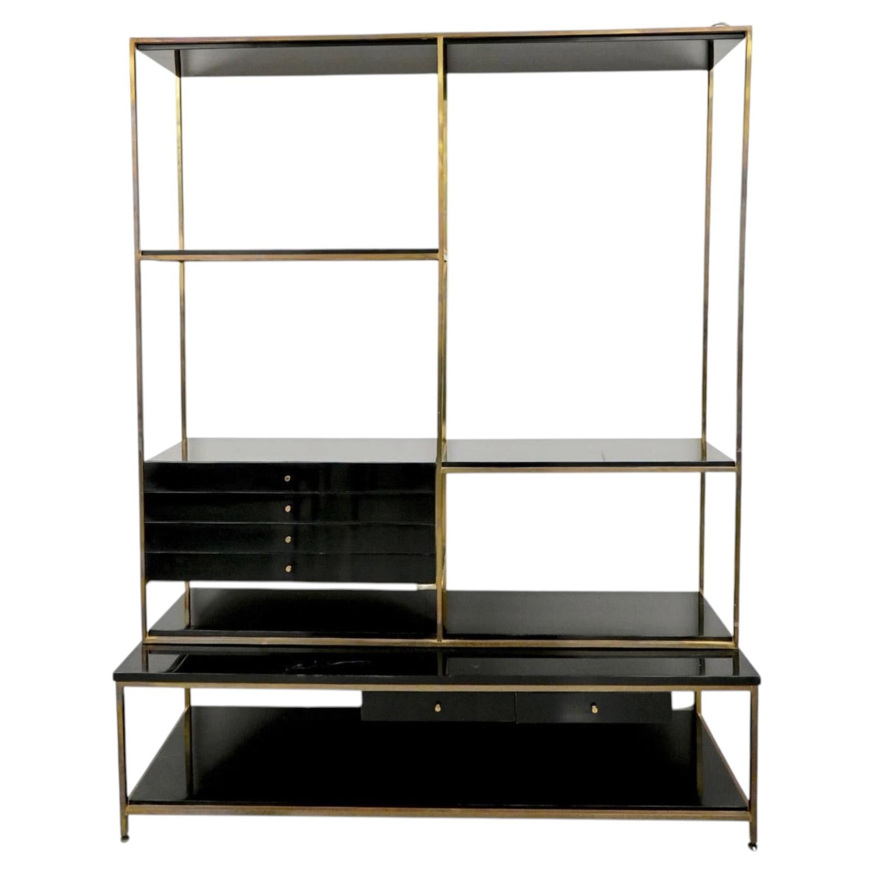 Paul Mccobb per The Irwin Collection di Calvin Furniture: scaffale divisorio