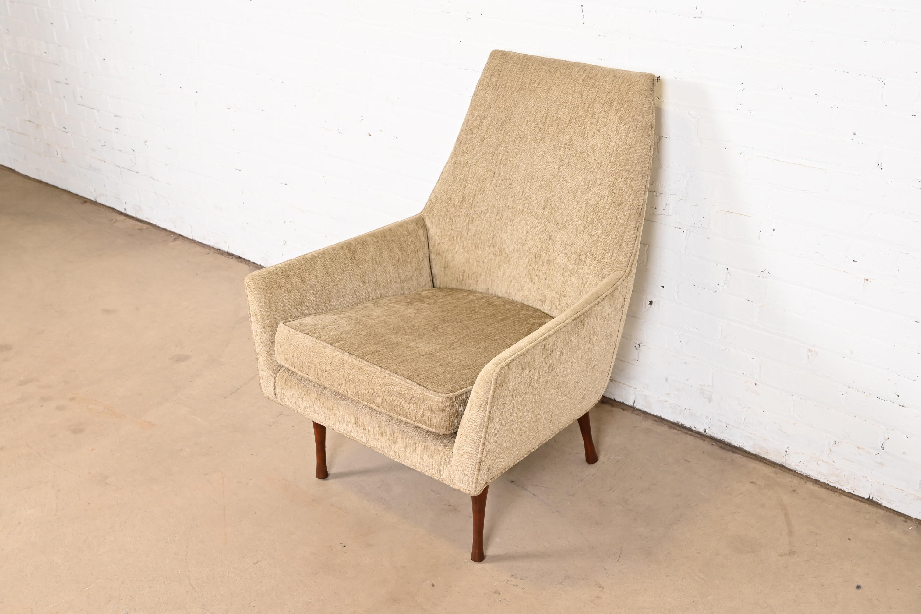 Ein außergewöhnlicher gepolsterter Sessel aus der Jahrhundertmitte

Von Paul McCobb für Widdicomb, 